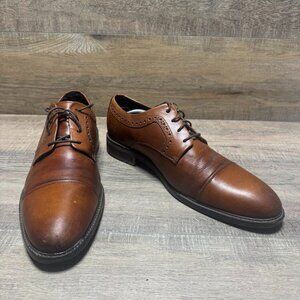 Cole Haan Buckland Brown Leather Cap Toe Oxford Shoe Men's Size 12